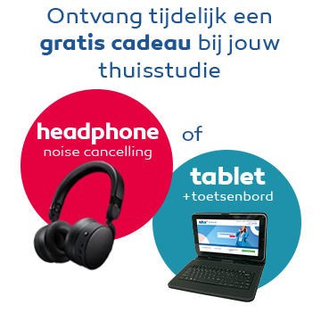 Gratis Tablet incl. toetsenbord bij inschrijving